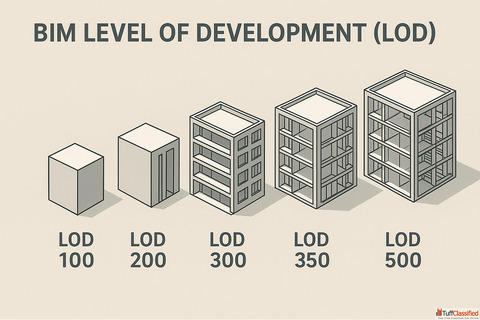 BIM Level of Development LOD 100 200 300 350 400 500 BIM Level of Development LOD 100 200 300 350 400 500
