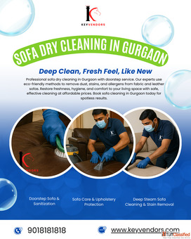 Quick Affordable Sofa Dry Cleaning in Gurgaon - Keyvendors Quick Affordable Sofa Dry Cleaning in Gurgaon - Keyvendors