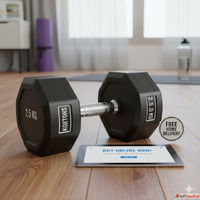 Buy Koxtons 2.5 Kg Dumbbells Online - Premium Rubber Pair fo...
