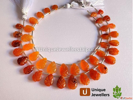 Buy Carnelian Gem Beads Online at Unique Jewellers