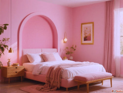 Blush Pink Shades For Bedroom - Indicus Paints