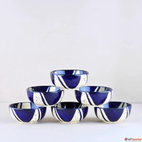 Small Bowls Big Impact - Blue Splash Stoneware