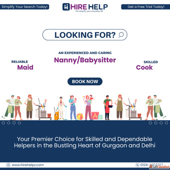 Hire the best nannybabysitter services in Gurgaon