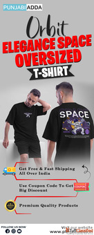 Astronomical Attire Space Oversized T Shirt Punjabi Adda