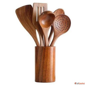 Shop Exquisite Wooden Cutlery Set in Quantity