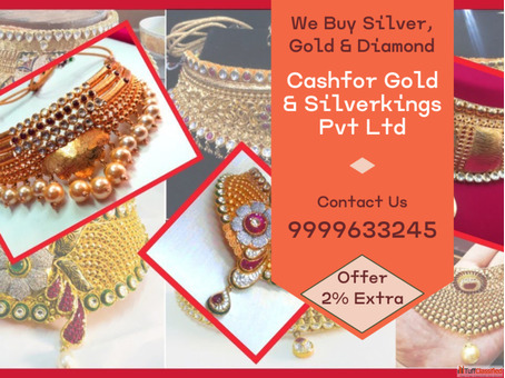 Why do we sell our jewelry in cash for gold