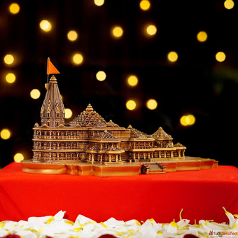 Buy Premium Quality Ram Mandir Statue Online theartarium