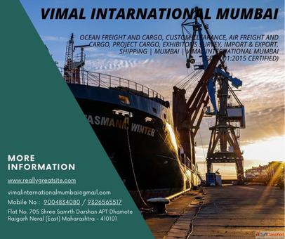 Vimal International Custom Clearing amp Ocean Air Sea Freight Cargo Forwarding Shipping Import and E
