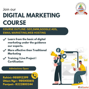 Best digital marketing course in Rohini Sipvs