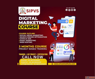 Best digital marketing course in Rohini Sipvs