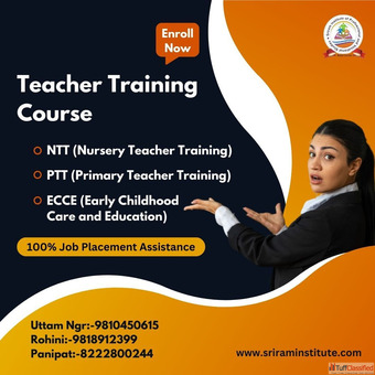 Best nursery teacher training course in Rohini