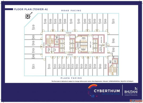 Unlock the Potential Prime Commercial Spaces at Bhutani cyberthum