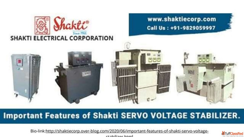 Best Quality Shakti Servo Voltage Stabilizer Manufacturer in India
