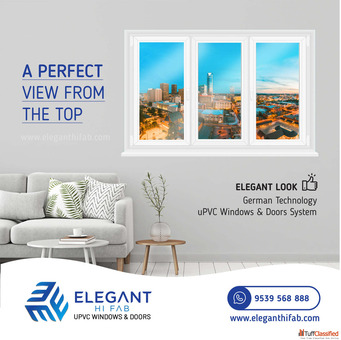 Elegant Hi Fab uPVC windows in Cochin