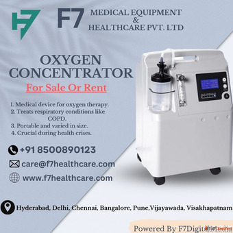 Oxygen concentrator for sale and rent in Bangalore f7 Healthcare Pvt Ltd
