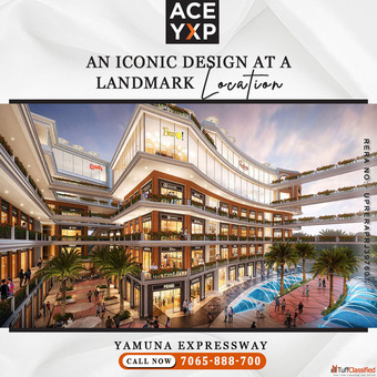 Prime 500 sq ft Commercial Spaces at Ace YXP near Jewar Airport 7065888700
