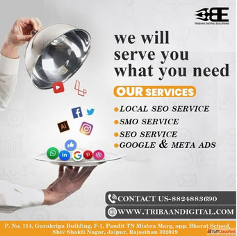 Tribaan Digital solutions Best Digital Marketing Company in Jaipur SEOSMO SERVICE BRAND CREATION AND