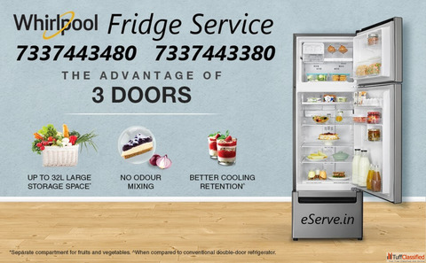 Whirlpool Refrigerator service Center Near Quthbullapur Hyderabad 7337443480