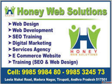 Web Designing Companies in Tirupati Website Design Company