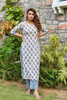Buy Fashionable Kurta Pants for Women at Jaipuri Adaah