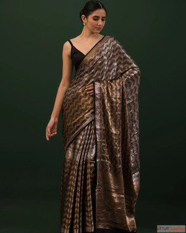Shop golden banarasi silk sarees
