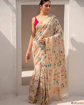 Shop Banarasi Silk Sarees for summer wedding and party