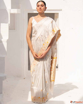 Shop Banarasi Silk Sarees for summer wedding and party