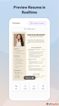 My Resume Builder CV maker AppCreate Resume on Mobile for free
