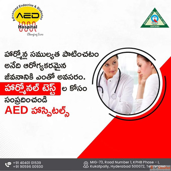 Hormone Lab Test in Hyderabad AED