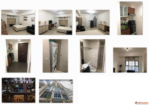 Studio Rent 41sqm Greenbelt Excelsior Makati PHP29K fully furnished