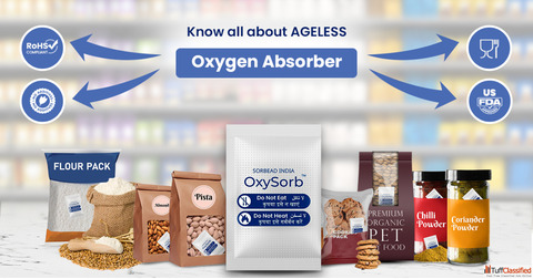 Oxygen absorber packets uses or applications