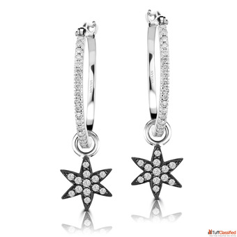 Elevate your style with the celestial allure of Star Bali Diamond Charm VIVAAN