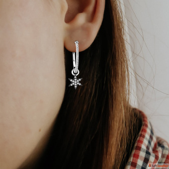 Elevate your style with the celestial allure of Star Bali Diamond Charm VIVAAN