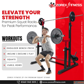 Zorex Fitness ZF 114 Premium Squat Stand