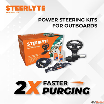 Power Assisted Steering System for Outboard Steerlyte Plus