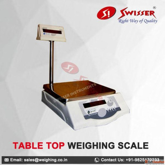 Table Top Weighing Scale Suppliers in India Swisser Instruments