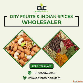 Best Wholesaler and Supplier of Dry Fruits dry Seeds and Indian Spices in India