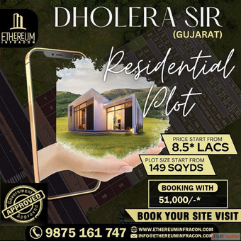 Dholera Residential Plots Dholera Smart City Plot Price Invest In Dholera Ethereum Infracon Group