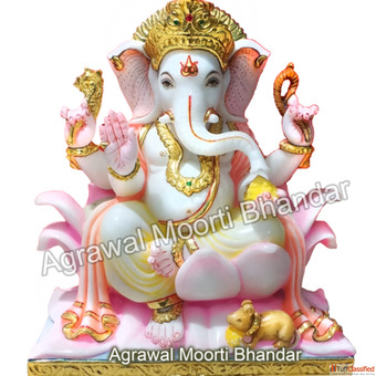 Ganesh Marble Murti