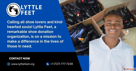 Lyttle Feet Donate Shoes in USA