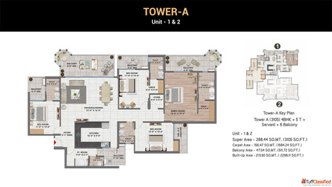 3 Bhk Apartments in NH24 Ghaziabad by Vvip Namah