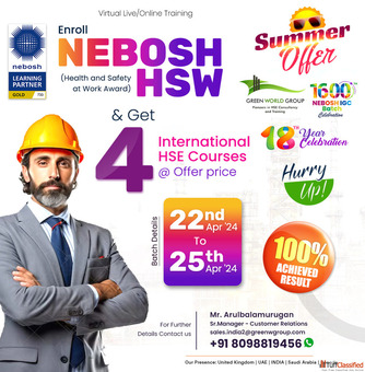 Nebosh HSW certification in Chennai