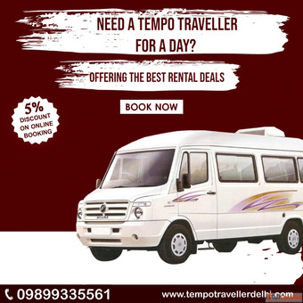 Cheapest Tempo Traveller on Rent in Delhi