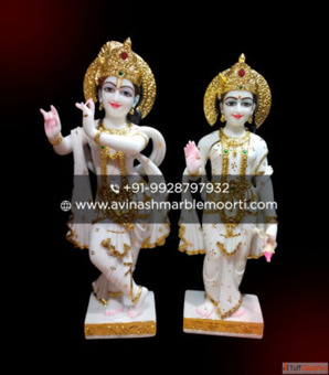 Get Radha Krishna Marble Murti at Best Price