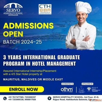 Servo Hospitality School Top Hotel Management Institute in Dehradun