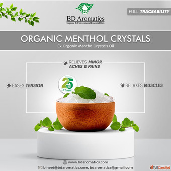 Benefits of Natural Menthol B D Aromatics Pvt Ltd