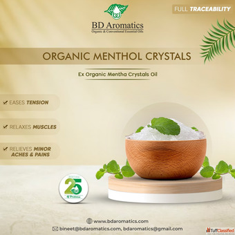 Benefits of Natural Menthol B D Aromatics Pvt Ltd