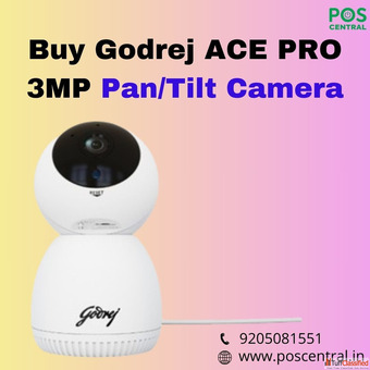 Monitor with Confidence with Buy Godrej ACE PRO 3MP PanTilt Camera