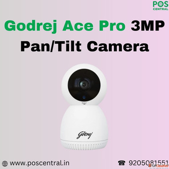 Monitor with Confidence with Buy Godrej ACE PRO 3MP PanTilt Camera