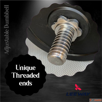 Versatile Adjustable Dumbbell Set 30kg Perfect for Home Gyms Leeway Fitness